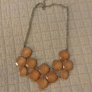 Pink Hexagon Necklace